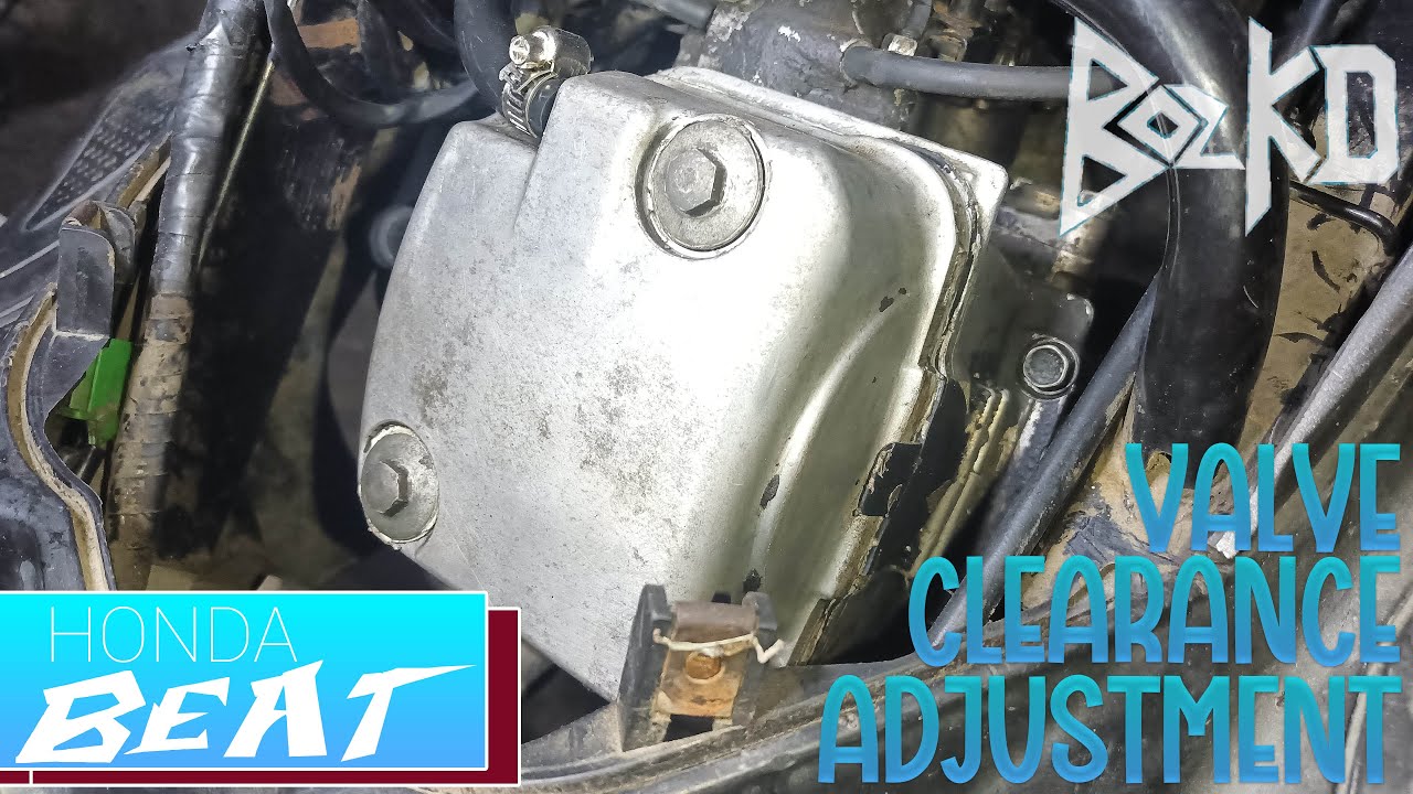 Honda BeAT Valve Clearance Adjustment (Tagalog)