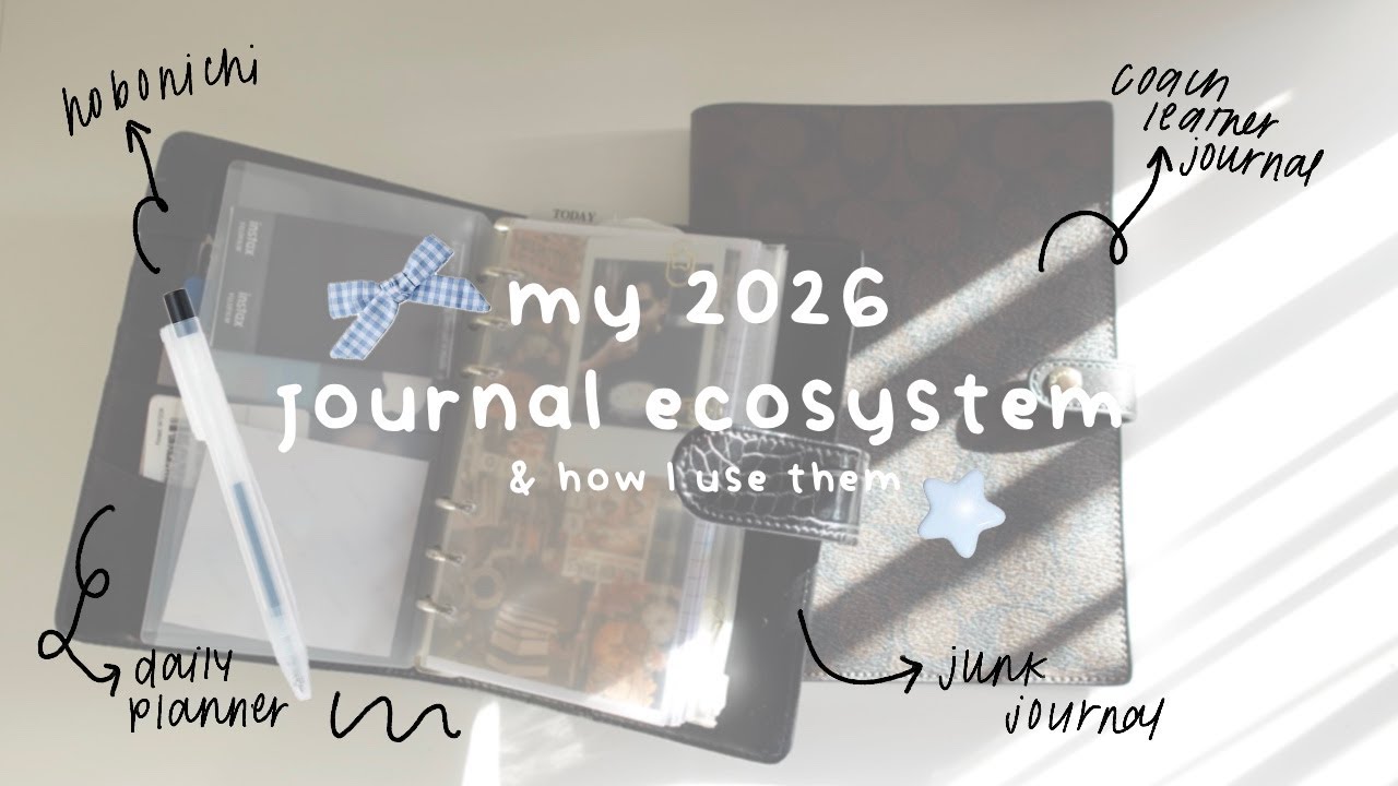 MY 2026 JOURNALING ECOSYSTEM | how i use them + *flipthrough*