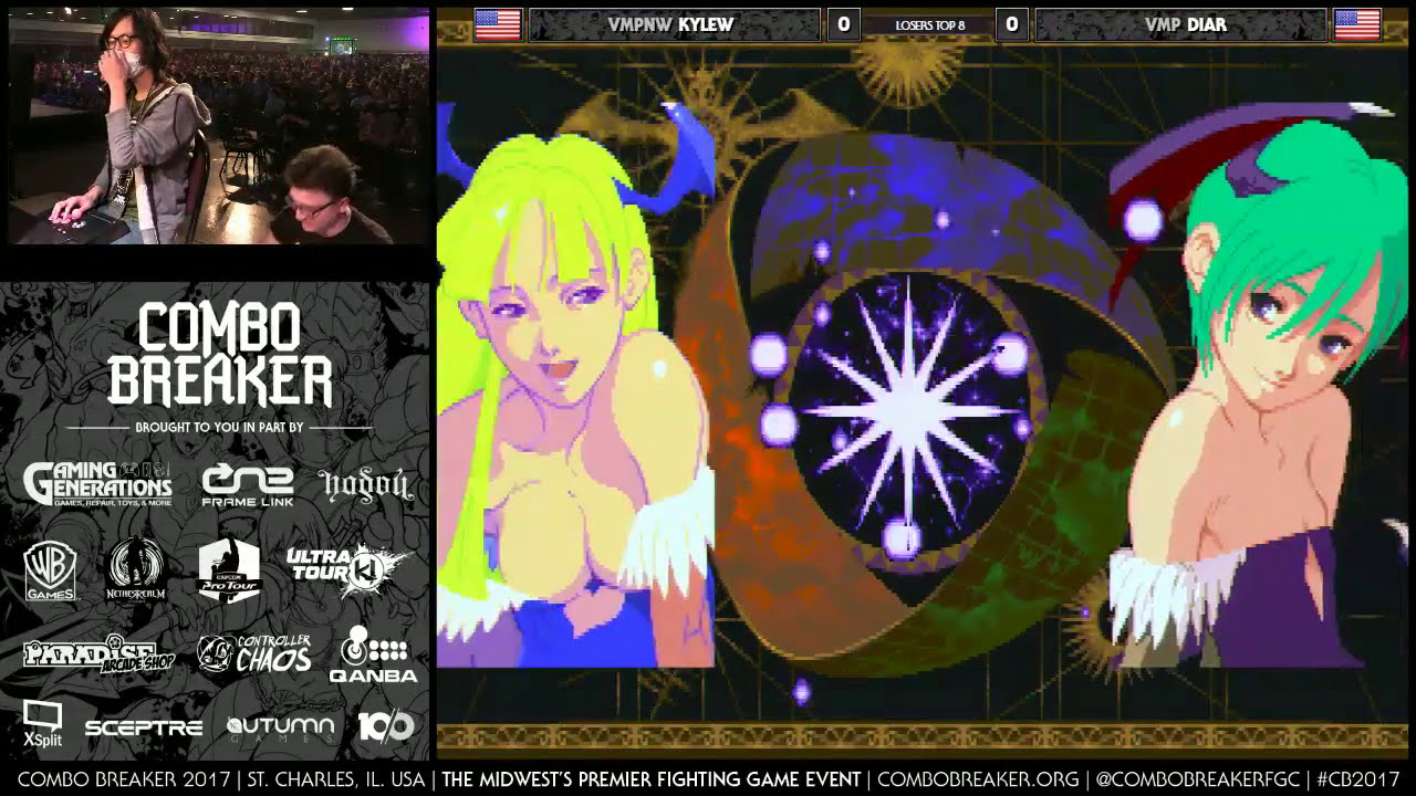 Combo Breaker 2017 - Darkstalkers 3 (Vampire Savior) - Top 8 completo - Dia 3