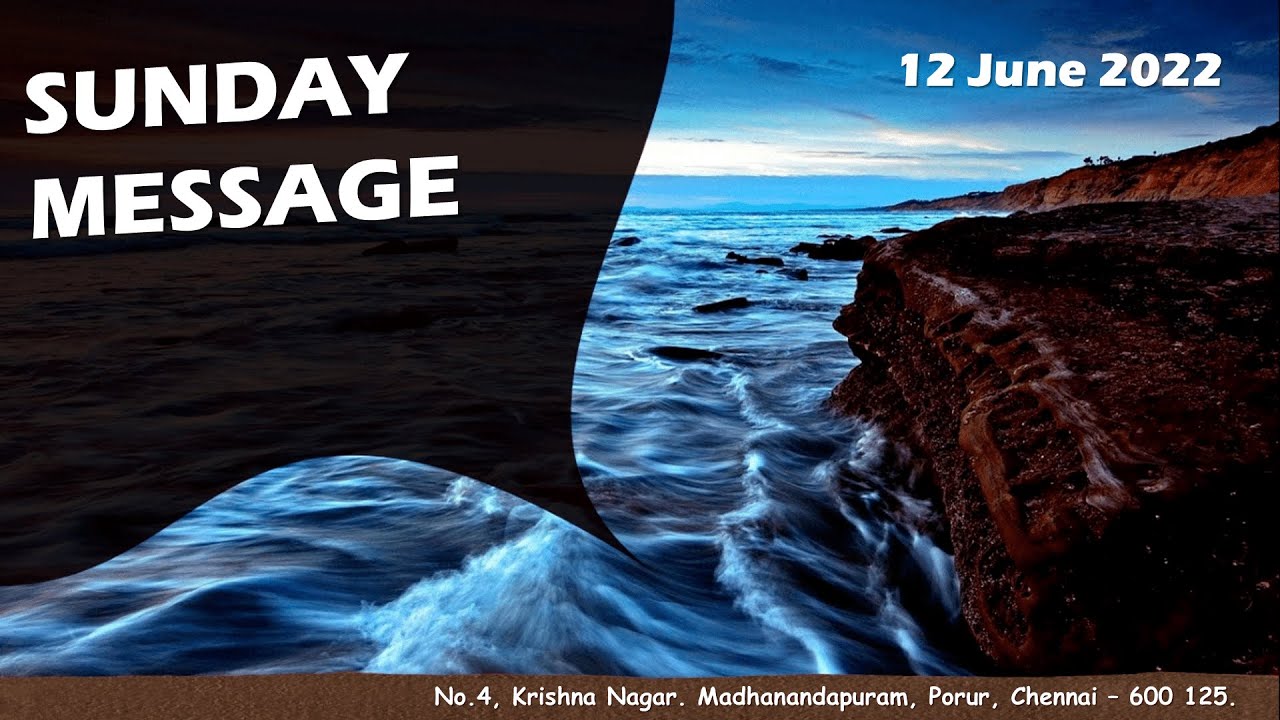 Live I Sunday Message I 12 June 2022