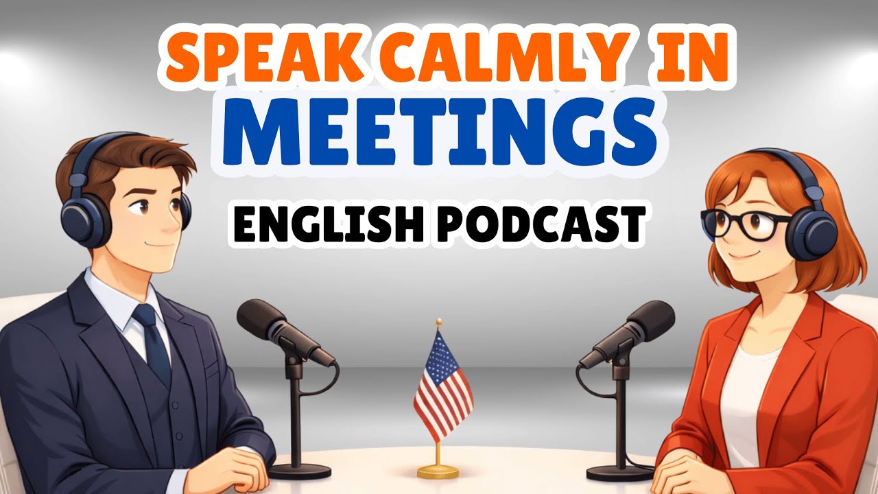 How to Speak in Meetings Without Being Nervous? | Business English Podcast