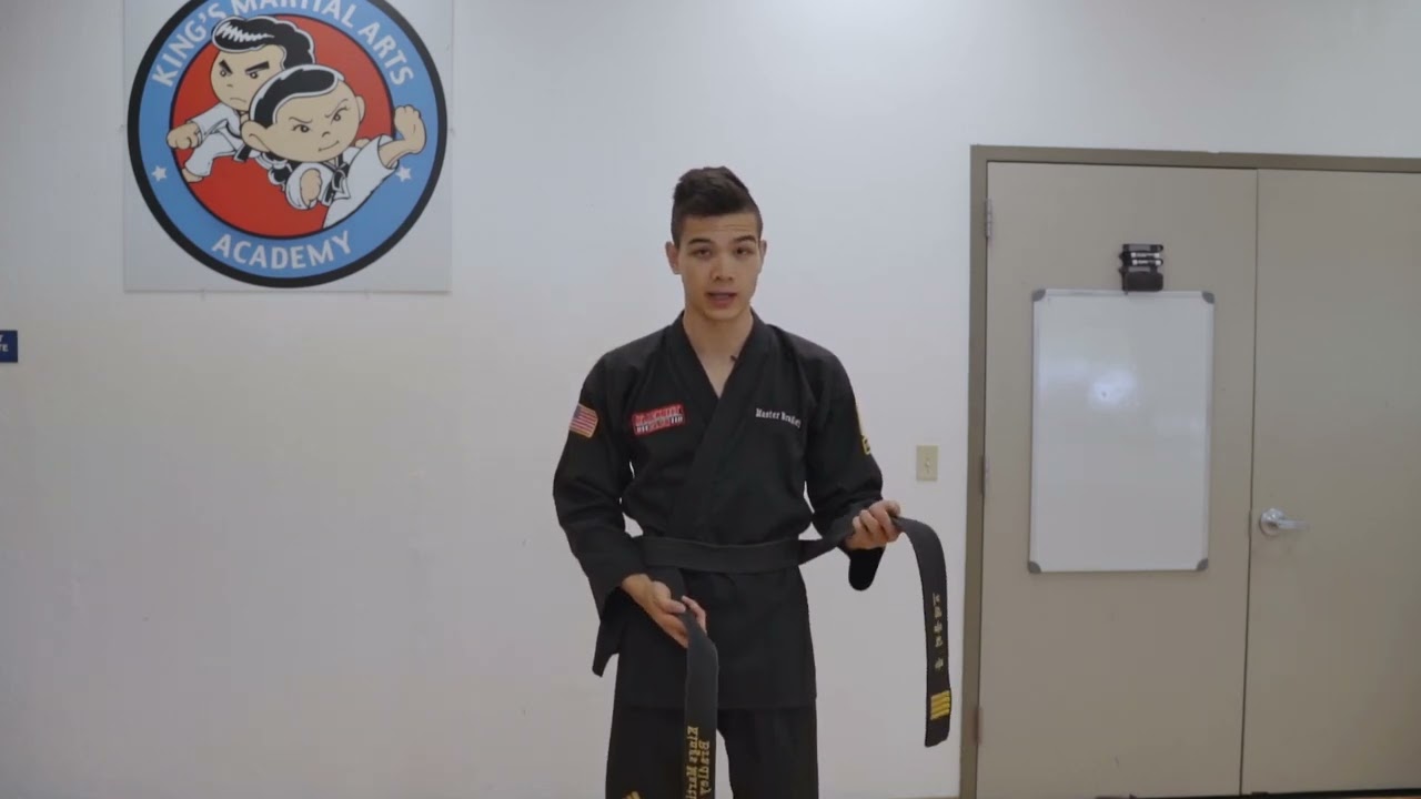 How to Tie your Belt - King's Martial Arts Academy