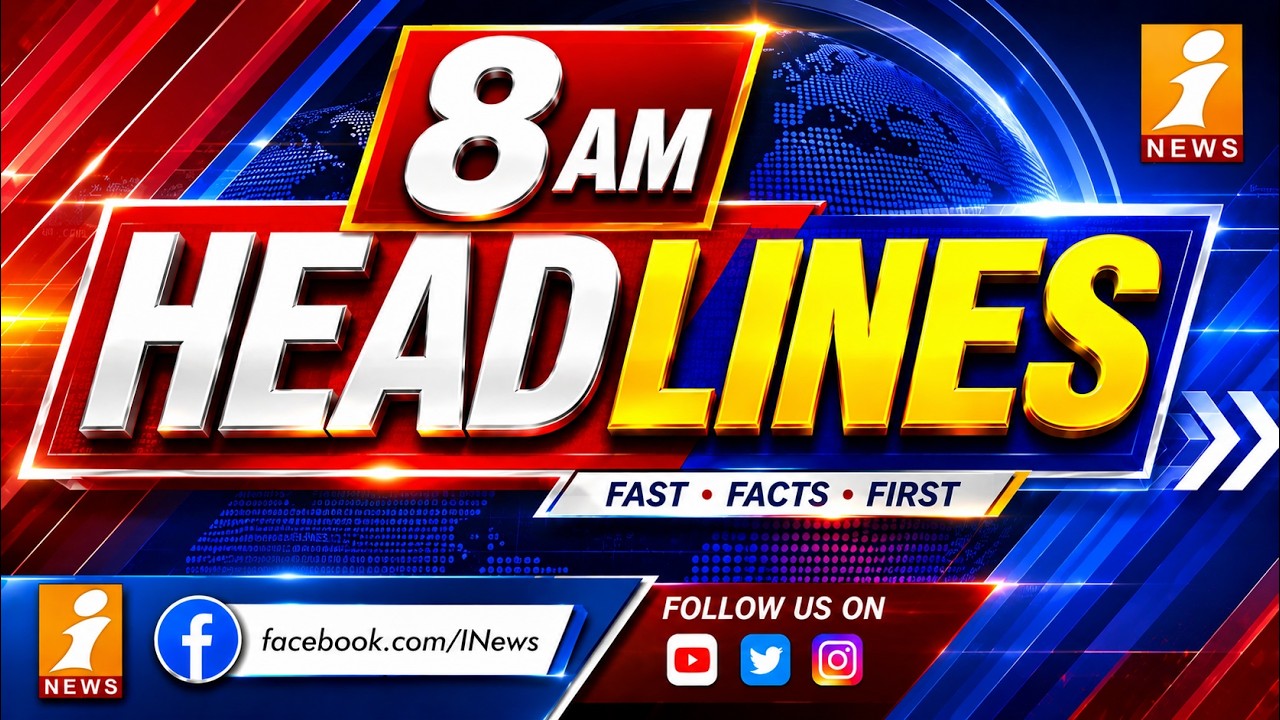 8AM Headlines | New Breakfast News Updates | Morning Latest News | i News