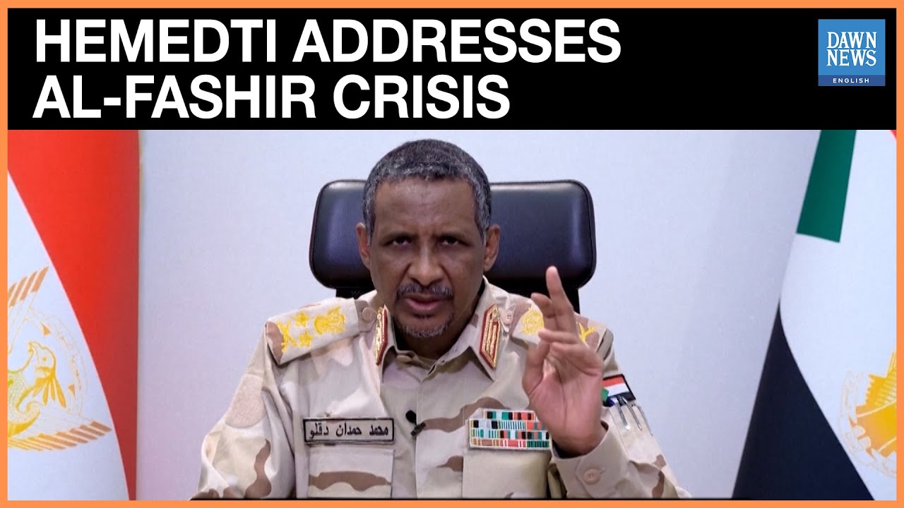 Sudan's Hemedti Calls on Al-Fashir Residents to go Home, Promises Accountability in Violations