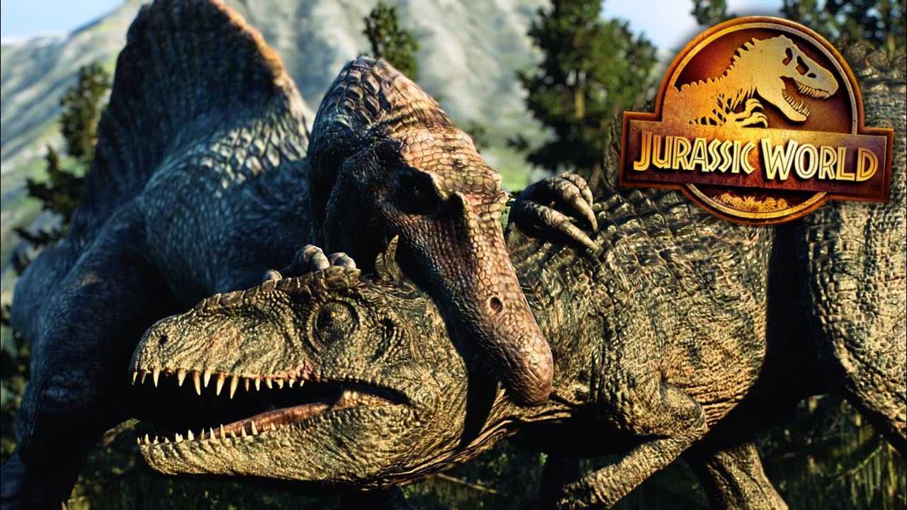 Epic Dinosaur Battle: Spinosaurus VS Giganotosaurus in JWE2 | 4K