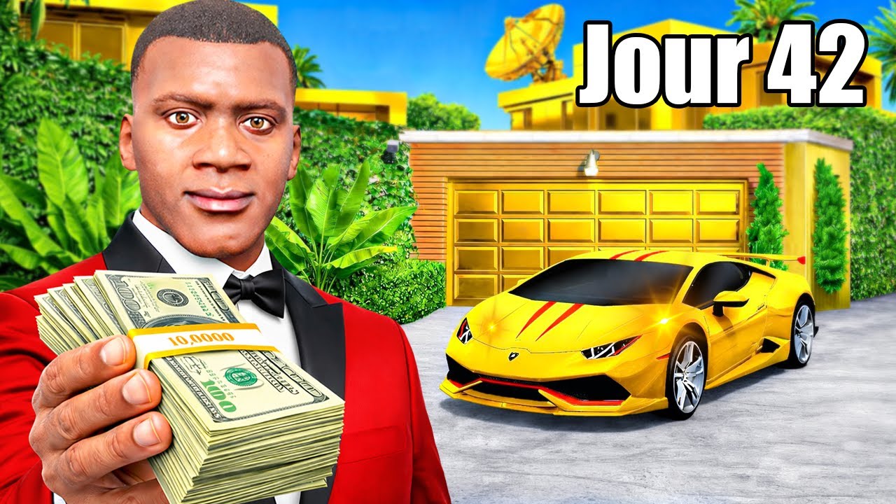 100 JOURS COMME UN MILLIARDAIRE SUR GTA 5 ! (Partie 1)