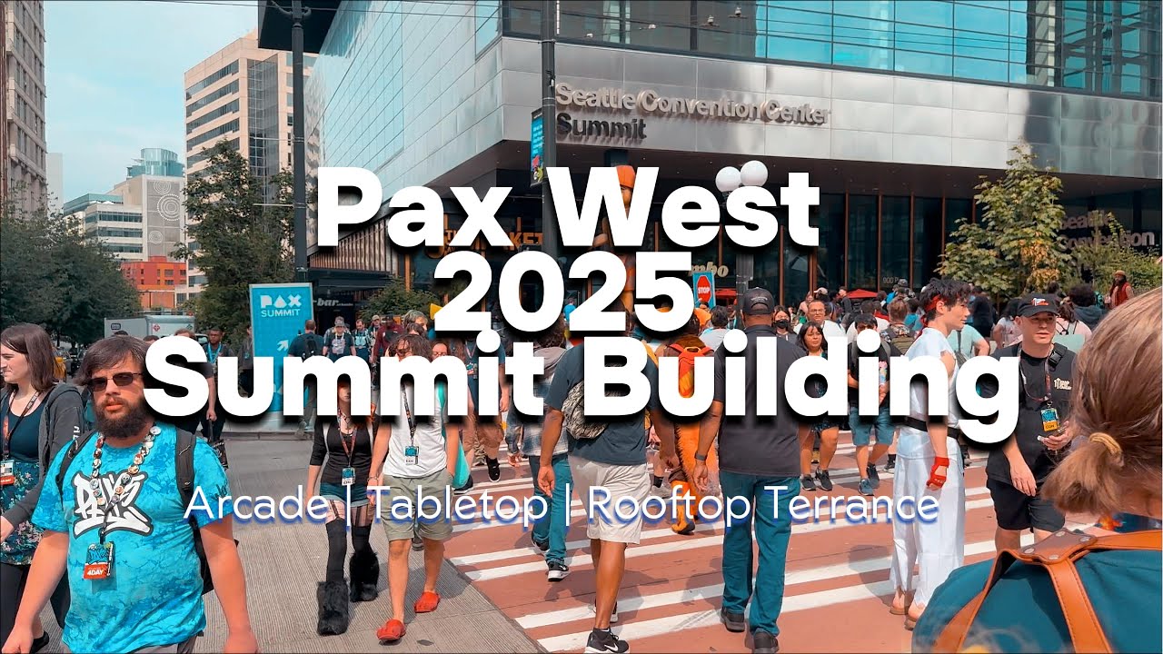 🎮 PAX West 2025 | 4K Walkthrough Seattle Convention Center Summit Building #paxwest #4k #gaming
