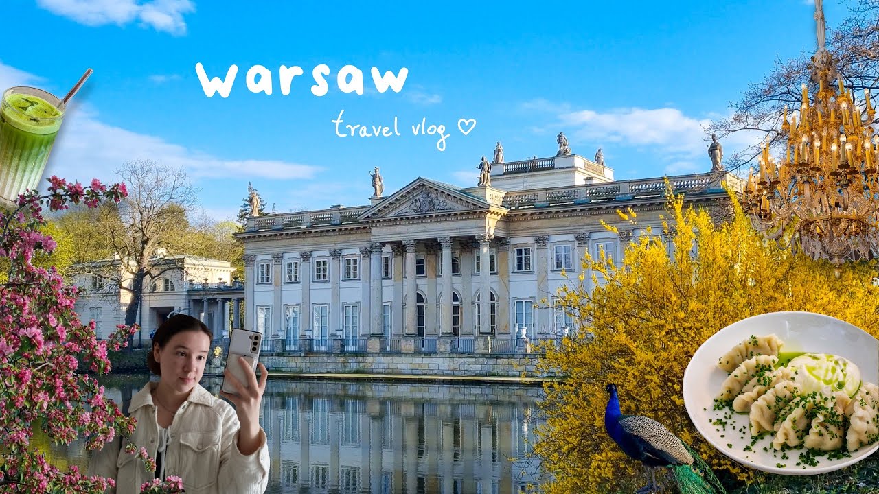 warsaw vlog  🎀 exploring the city, aesthetic cafes and spring vibes