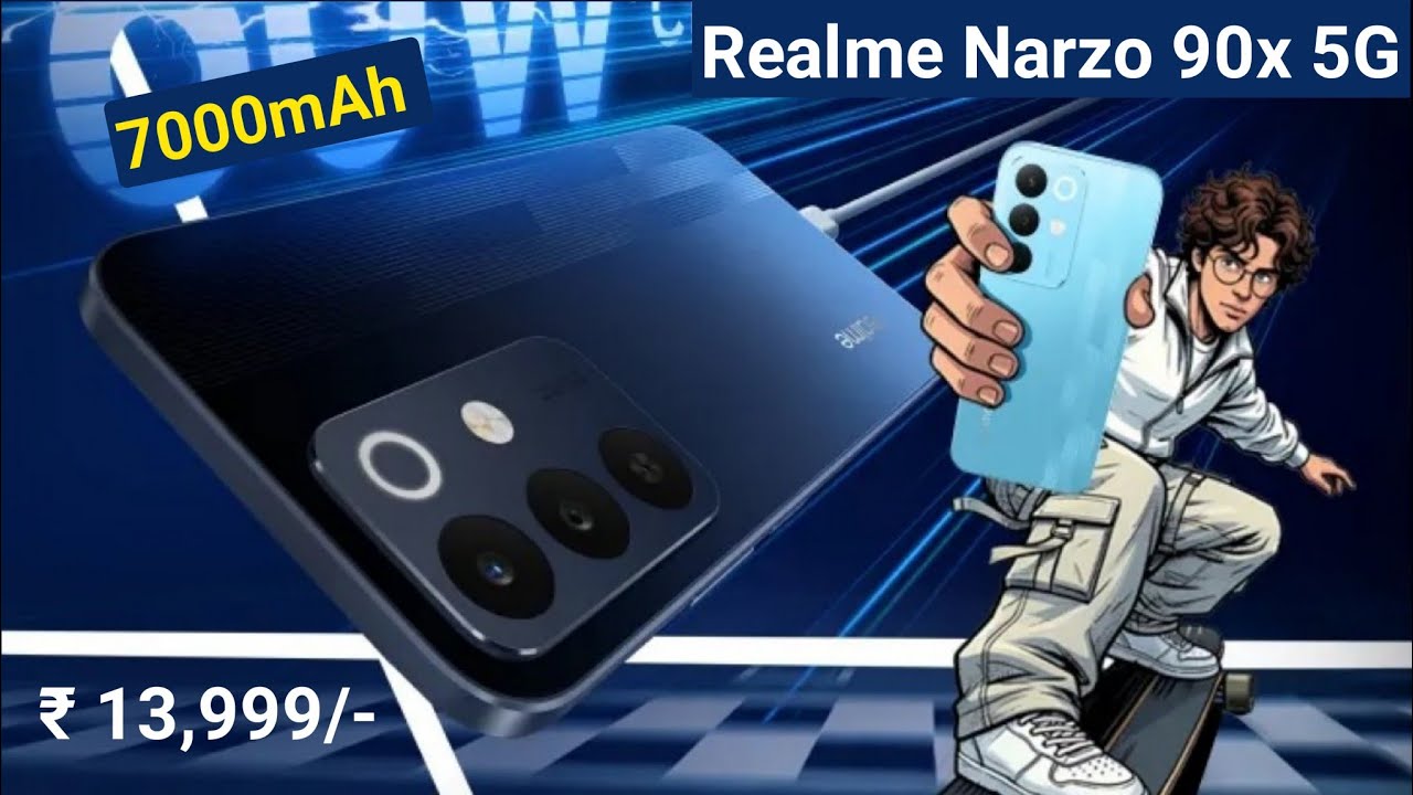 Realme Narzo 90X 5G Leaks specs | Price In India🔥Realme Narzo 90X 5G Launch Date In India, 7000mAh🔋