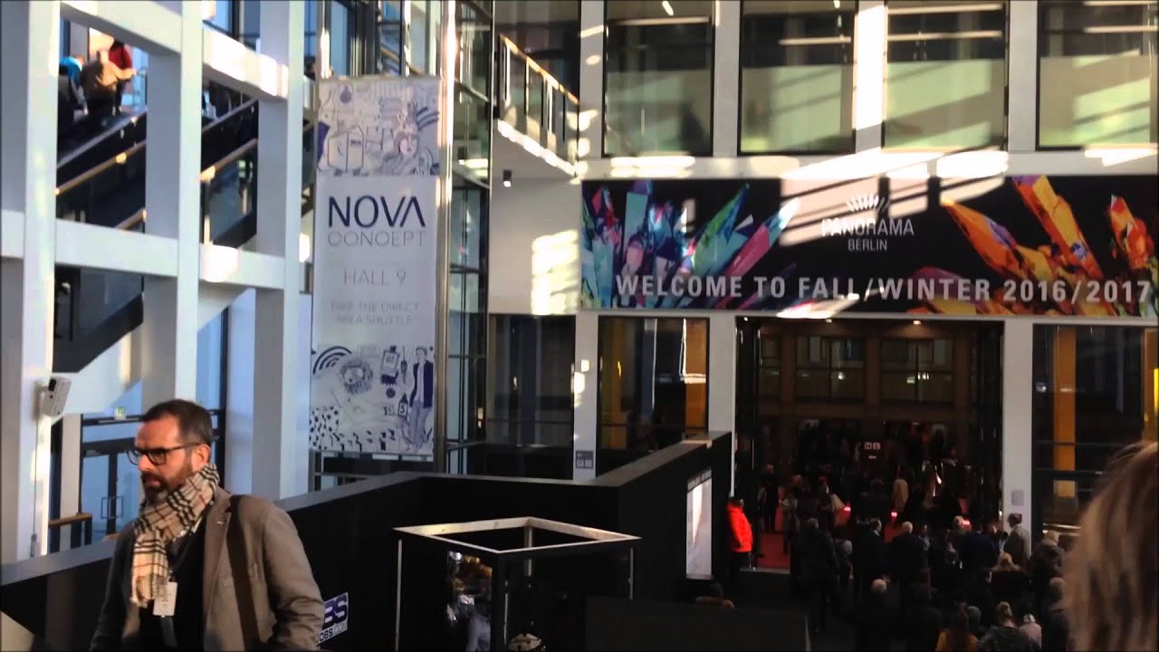 Modemesse Panorama: Eingangshalle im 20 Sekunden