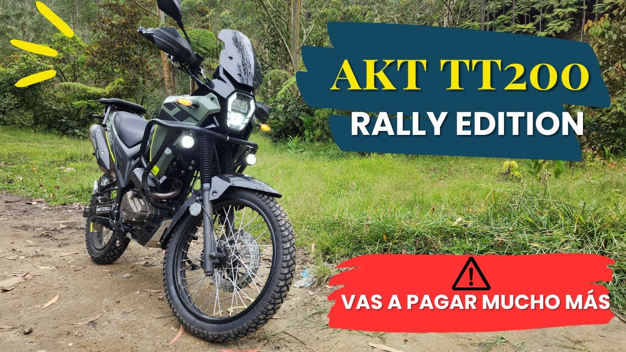AKT TT200 Rally Edition 2026: Gasta TU DINERO en esta MOTO DOBLE PROPÓSITO - Carlos en Moto
