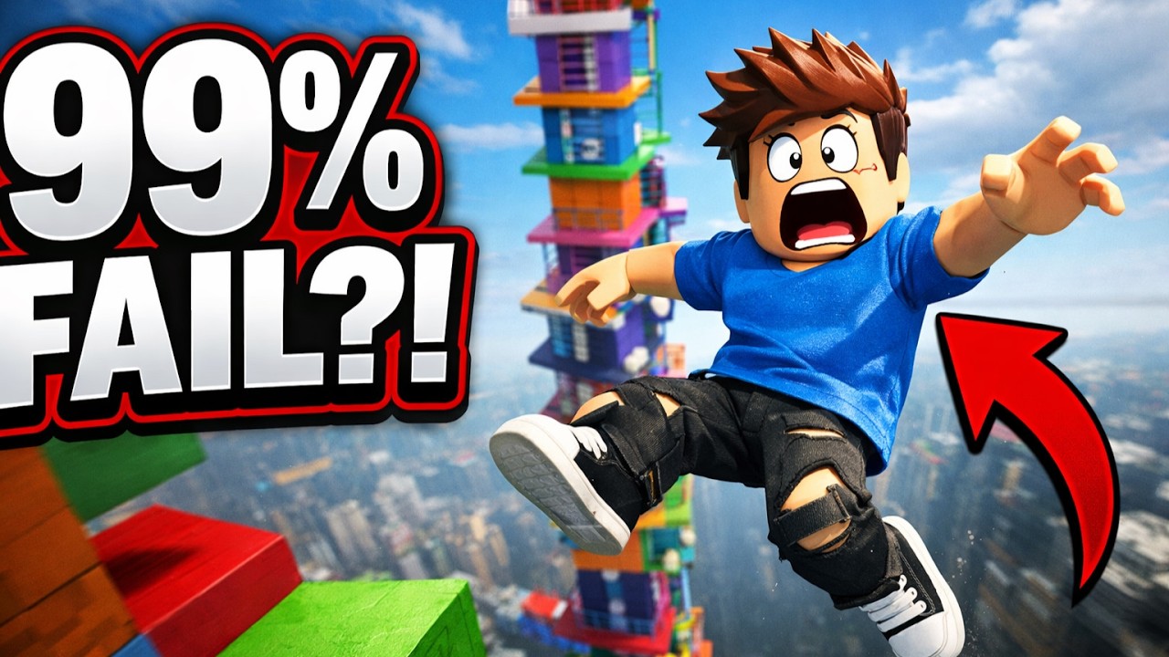 Live Can I Beat This Tower Of Roblox 99% Fail 😱#roblox