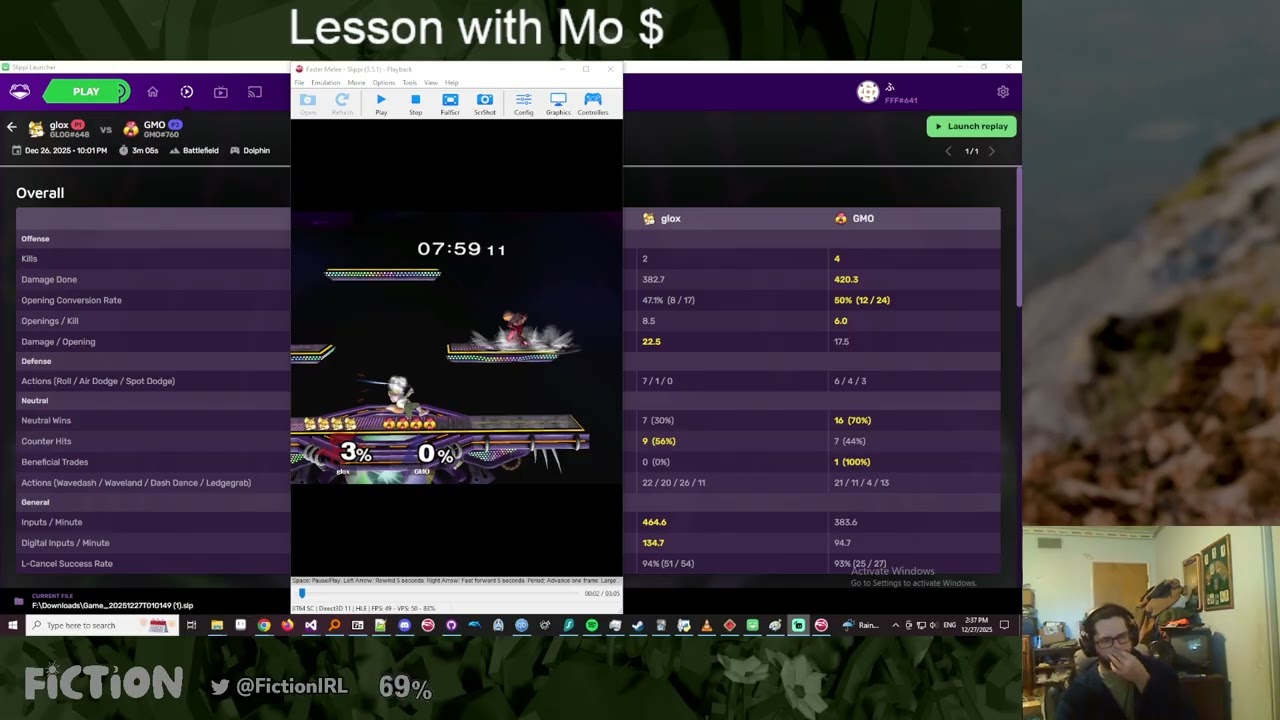 Fiction Melee Lesson ft. Mo $ - Sheik vs Fox