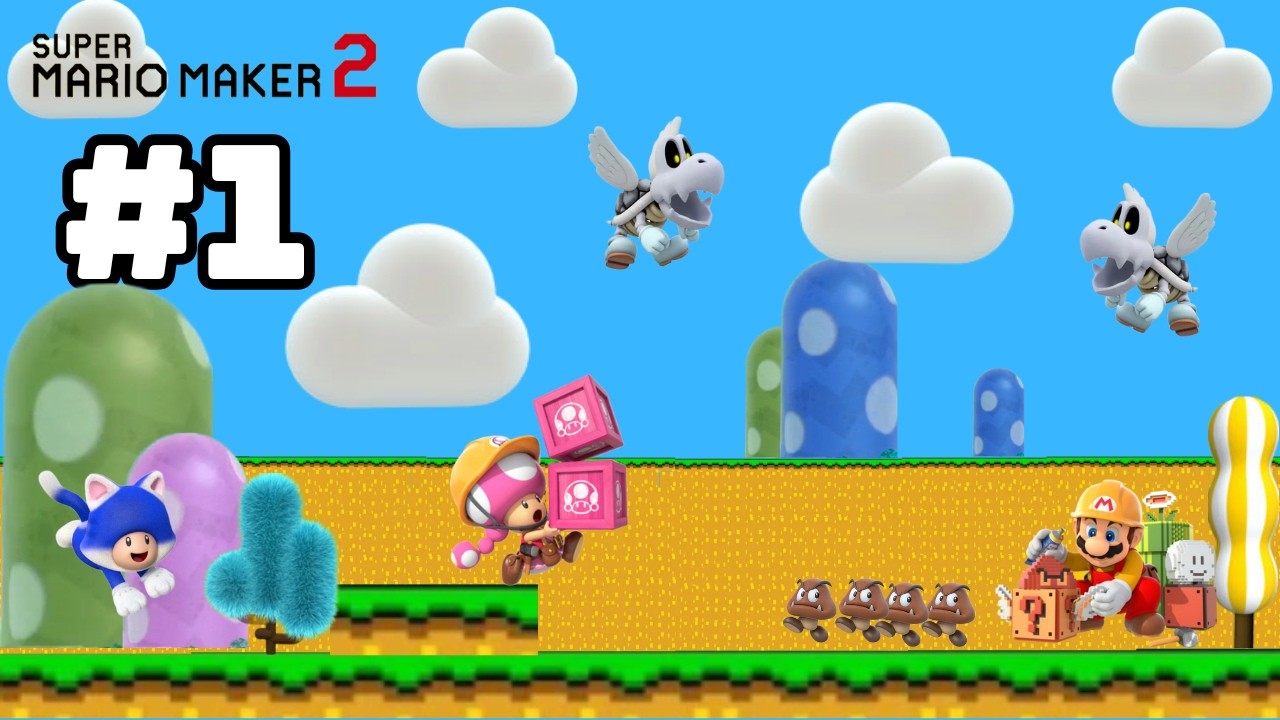 Slippy Slide and Dance| Super Mario Maker 2
