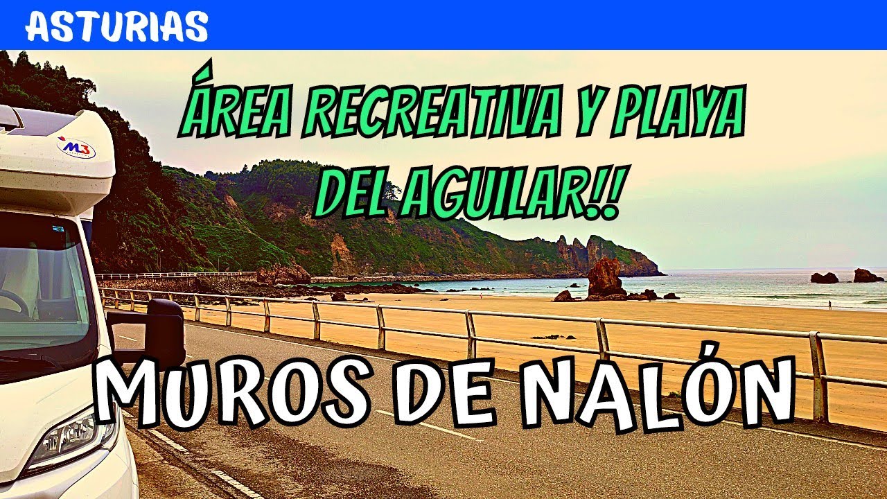 PLAYA Y ÁREA RECREATIVA DEL AGUILAR EN MUROS DE NALÓN | ASTURIAS | VLOG 14