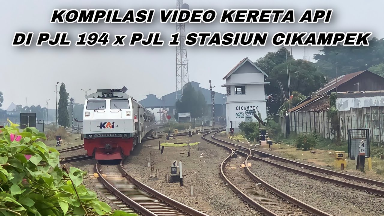 KOMPILASI | Hunting Kereta Api Di PJL 194 x PJL 1 Stasiun Cikampek with @rezaviaafrinaldi9525