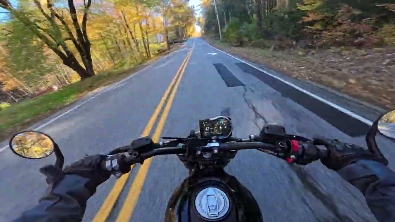 Get Gas & A Ride to Trailhead - Experience Autumn in New England on Ducati Scrambler