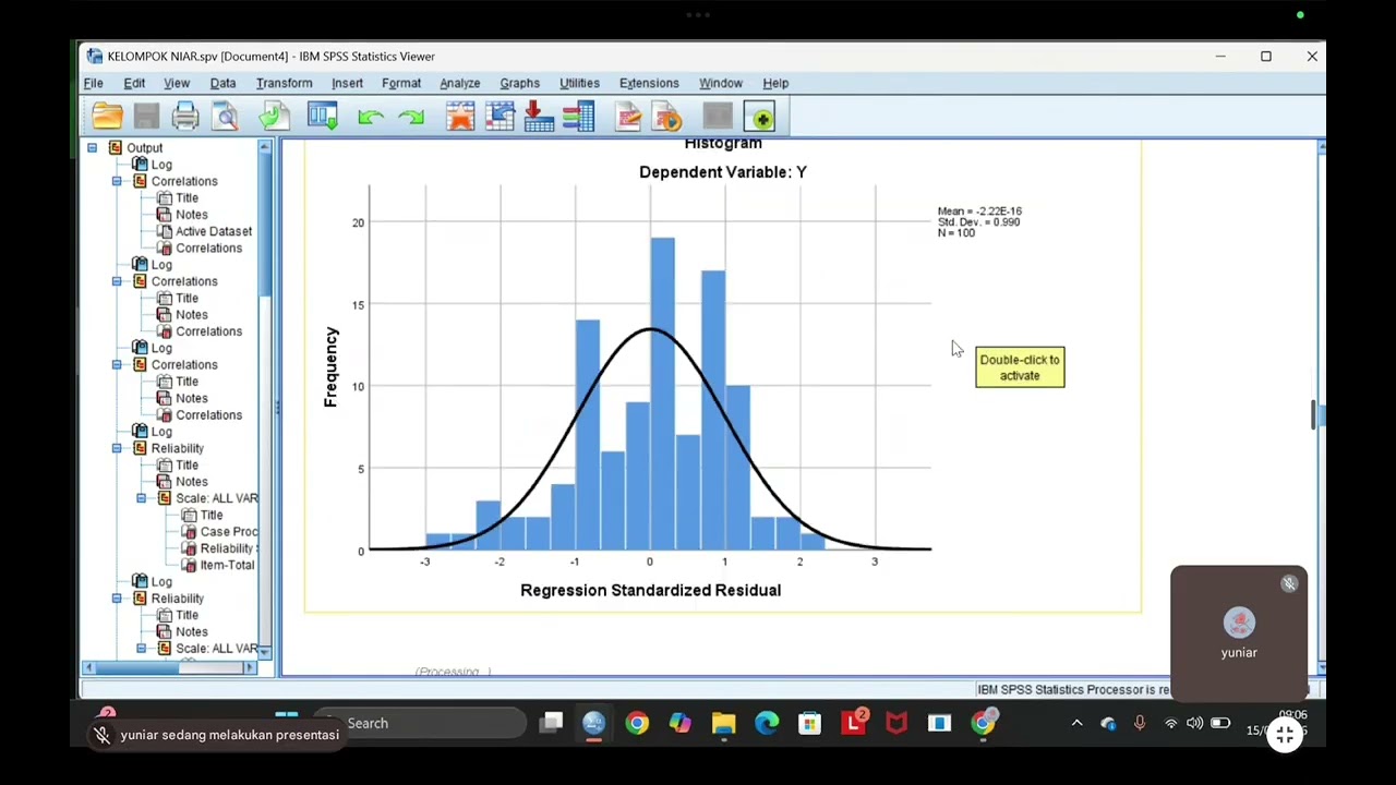 Langkah-langkah UJI INSTRUMEN, UJI KLASIK DAN UJI LAINNYA yang menggunakan SPSS | TUGAS KELOMPOK 
