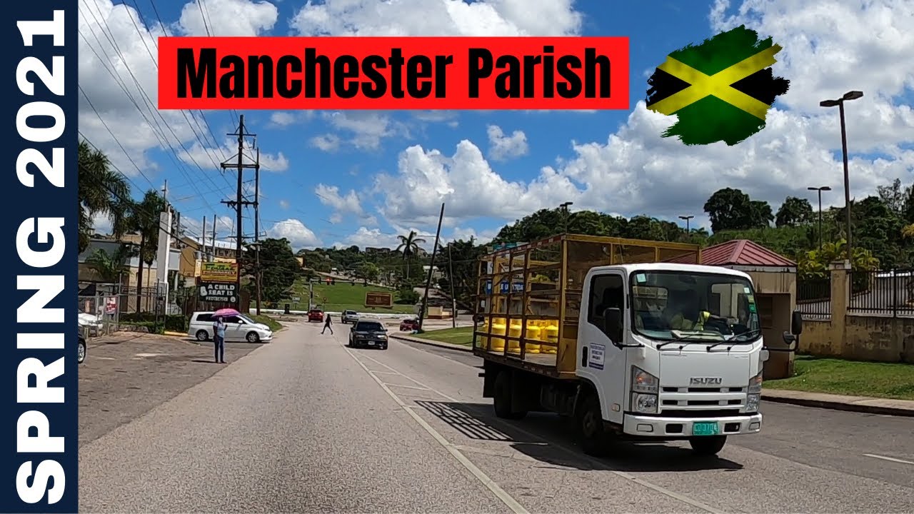 JAMAICA TOUR MANCHESTER PARISH | PERTH ROAD TO MOORLAND ESTATE 4/14/2021