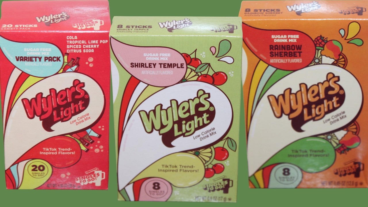 Wyler’s Light Drink Mix: Soda-Inspired Variety, Shirley Temple & Rainbow Sherbet Review