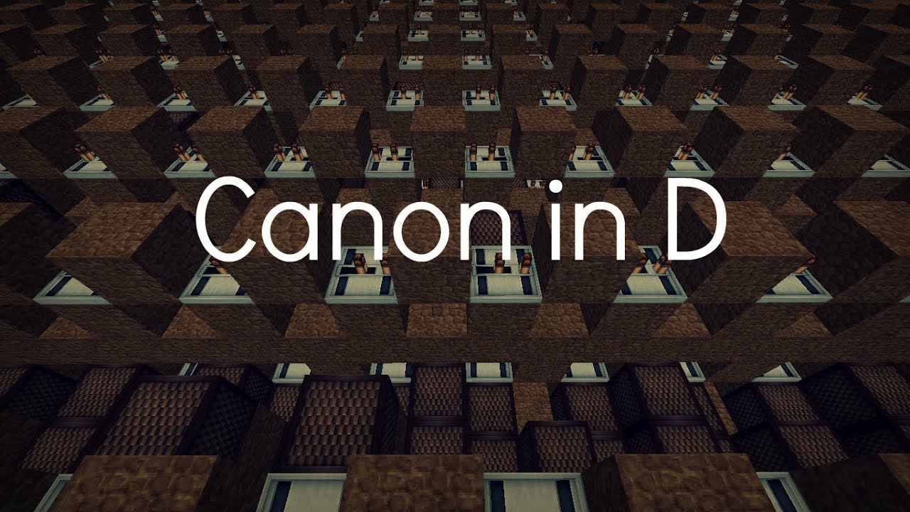 Minecraft Noteblocks : Pachelbel's Canon in D