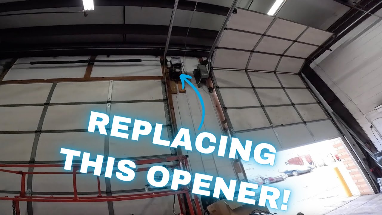 Replacing a Bad Opener! Installing a Commercial LiftMaster Jackshaft Garage Door Opener!