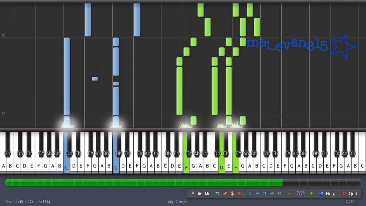 Portugese Love Theme - Craig Amstrong Piano Synthesia