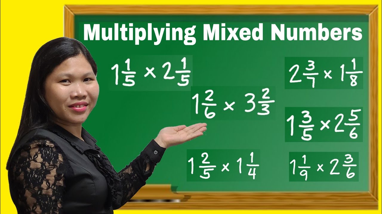 Multiplying Mixed Numbers // How to Multiply Mixed Fractions
