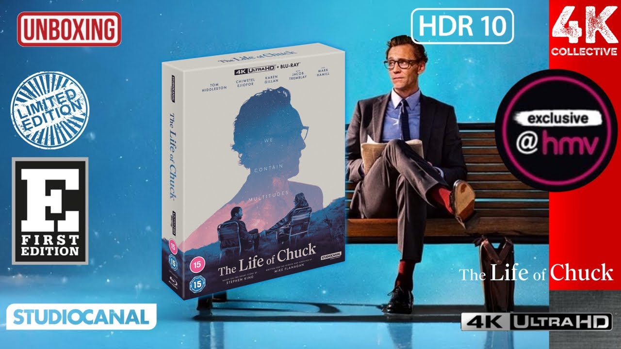 The Life of Chuck 4K UltraHD Blu-Ray hmv Exclusive First Edition 1000 copies Unboxing