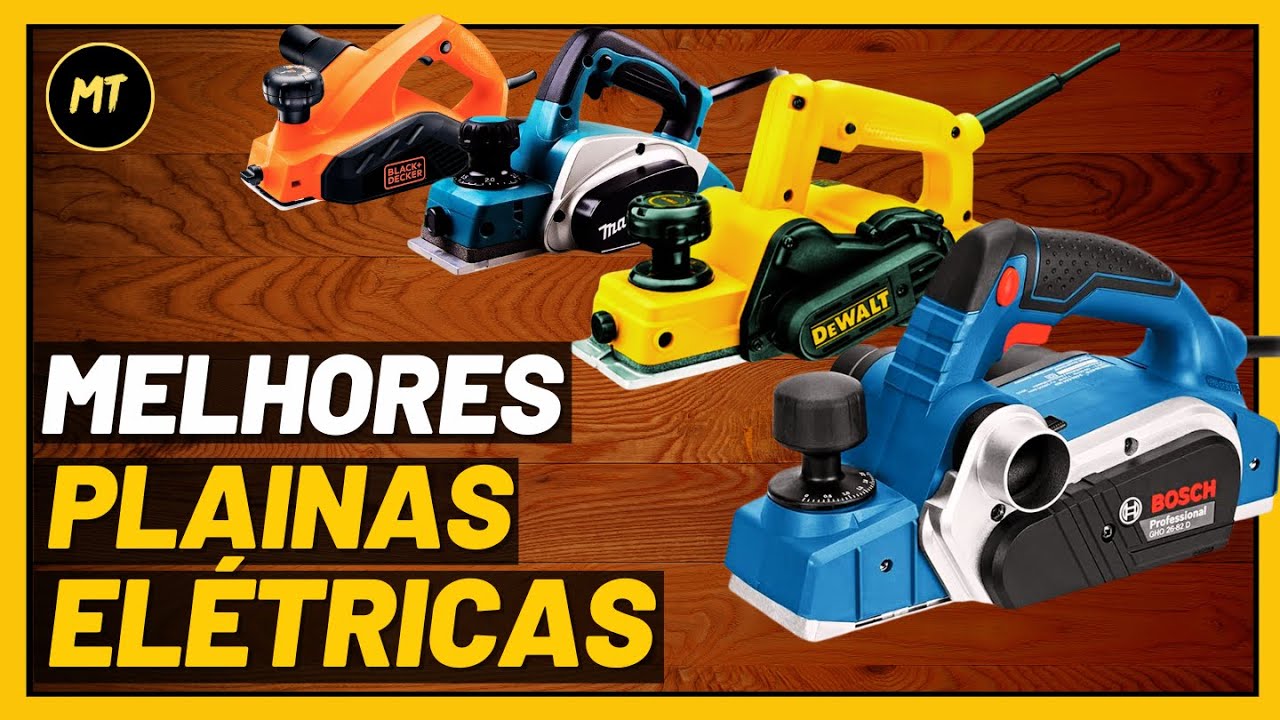 As Melhores Plainas Elétricas de - Bosch GHO 700, Dewalt D26676, Makita KP0800, Skil 1555!