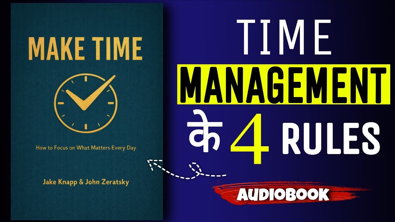 4 TIME MANAGEMENT Tips For Students Working People's ll Make Time Audiobook summary