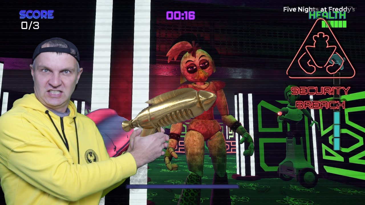 БИТВА ЗА ФАЗЕРБЛАСТЕР В ФНАФ 11 ЧАСТЬ FIVE NIGHTS at Freddy’s SECURITY BREACH