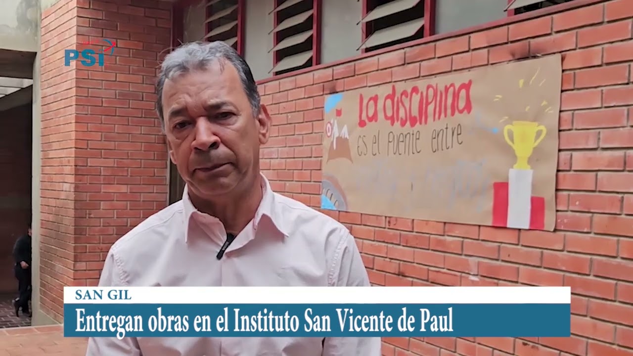 Entregan obras en el Instituto San Vicente de Paul