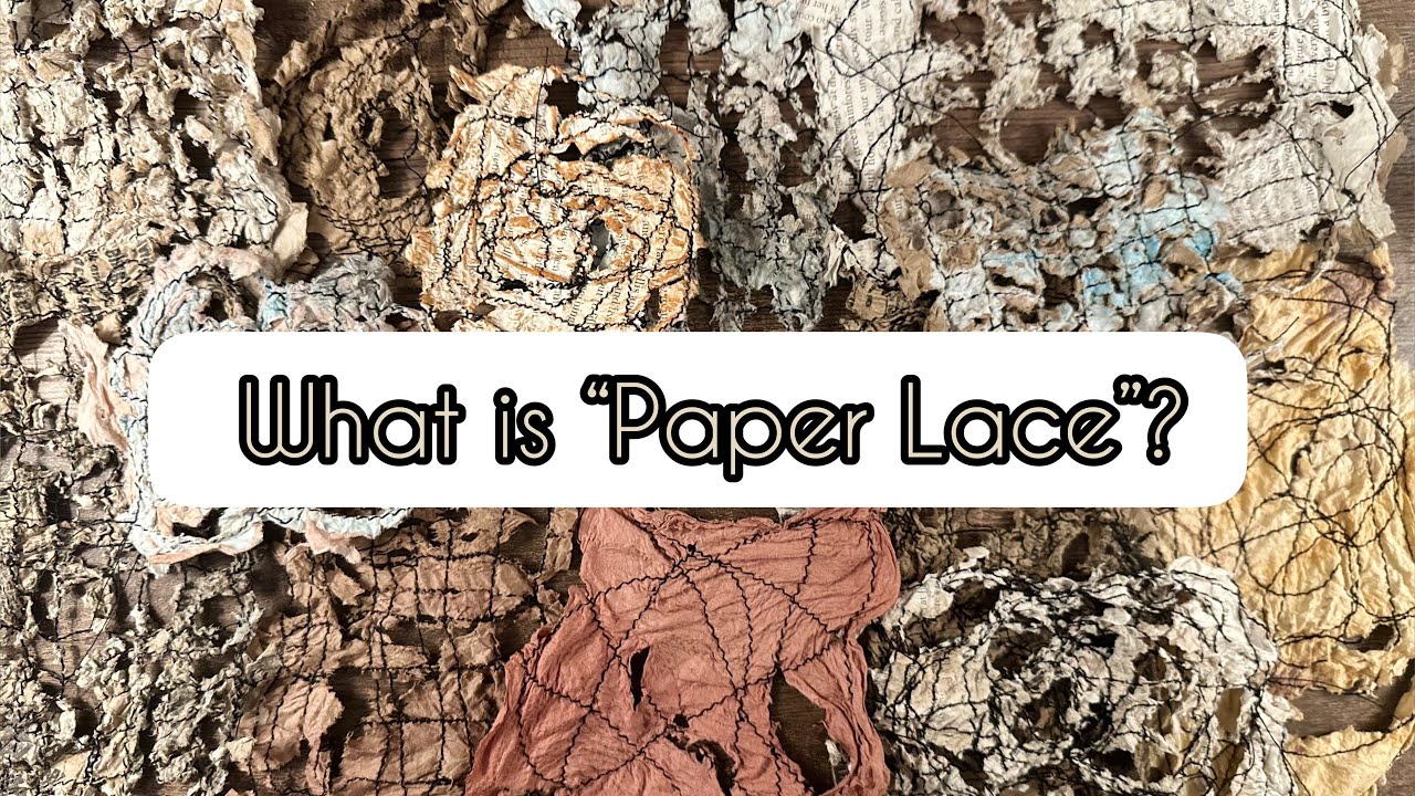 🦋My experiment making “Paper Lace”…. A new staple for your stash! 😁