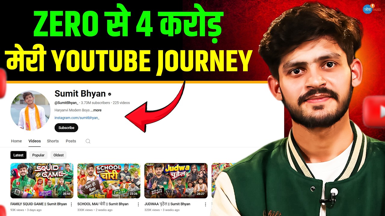 उस एक Viral Video से YouTube पर Career बन गया | Sumit Bhyan 