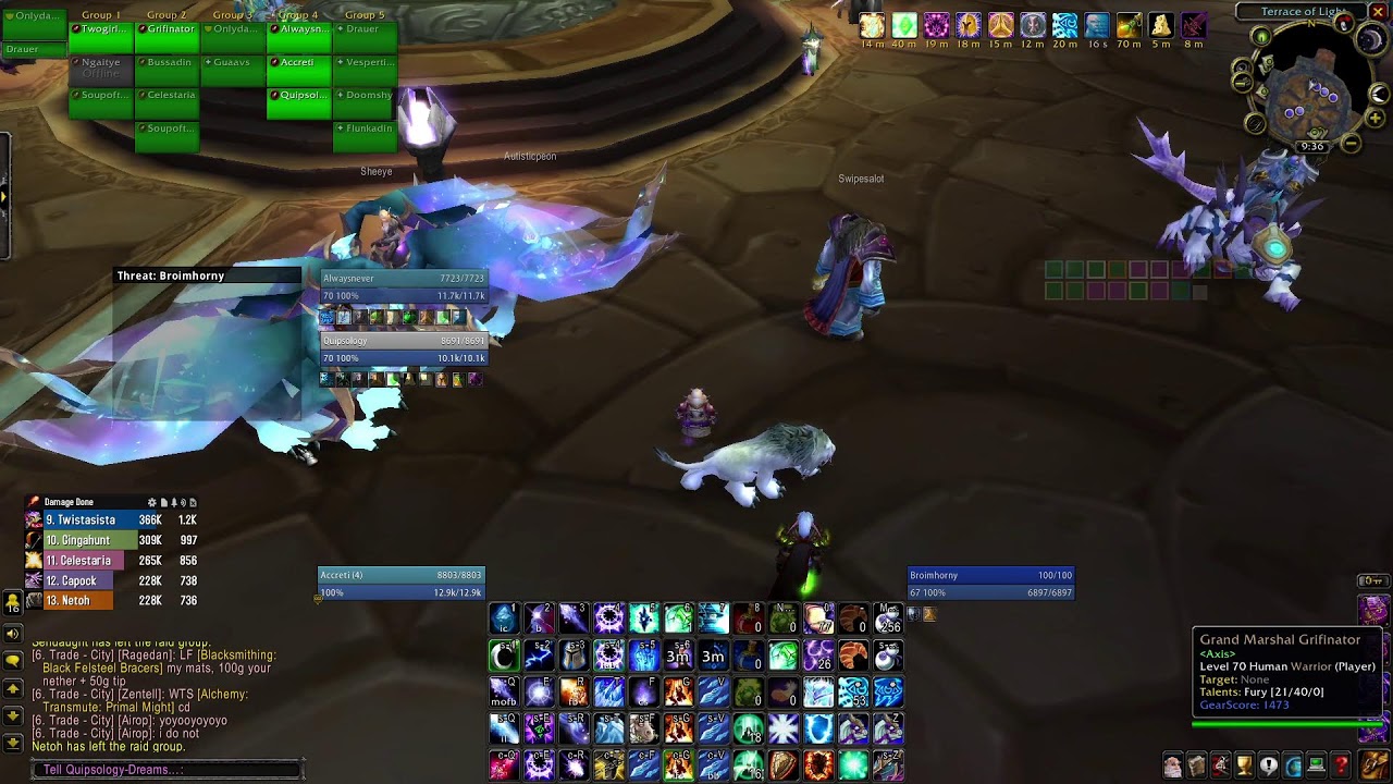 wow tbc raid gruul & mag - arcane mage