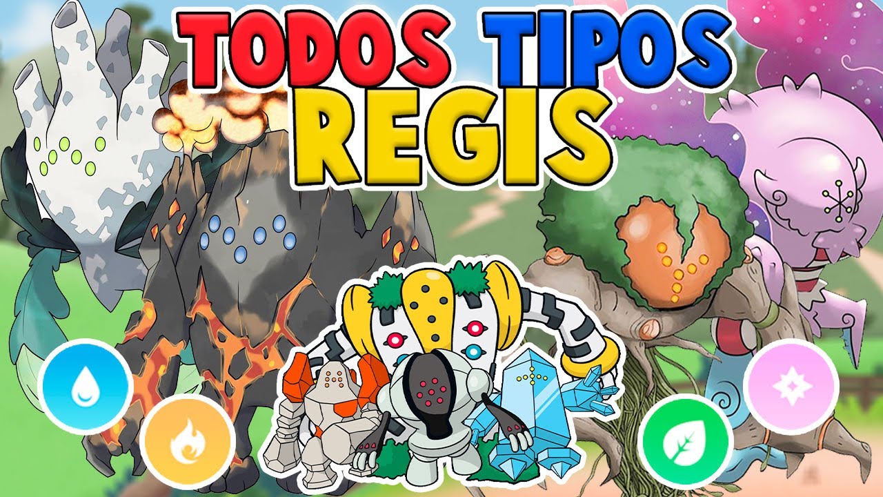 REGIS DE TODOS OS TIPOS POKÉMON !!