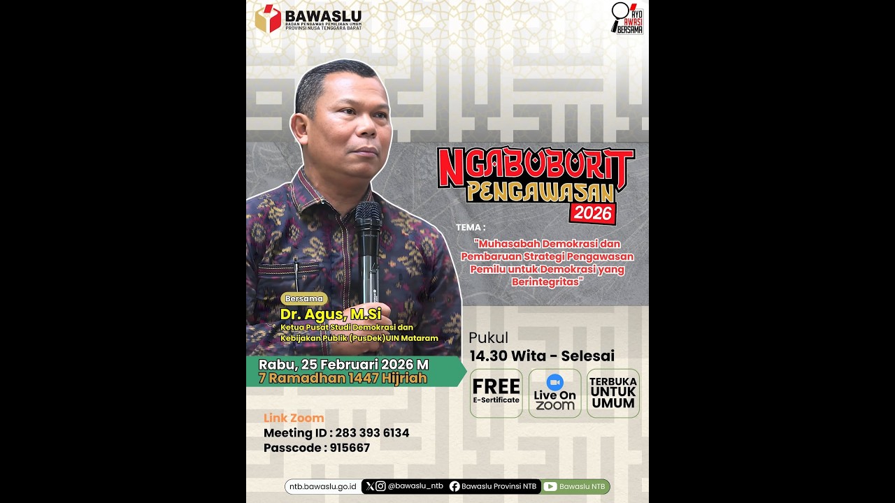 Muhasabah Demokrasi dan Pembaruan Strategi Pengawasan Pemilu untuk Demokrasi yang Berintegritas