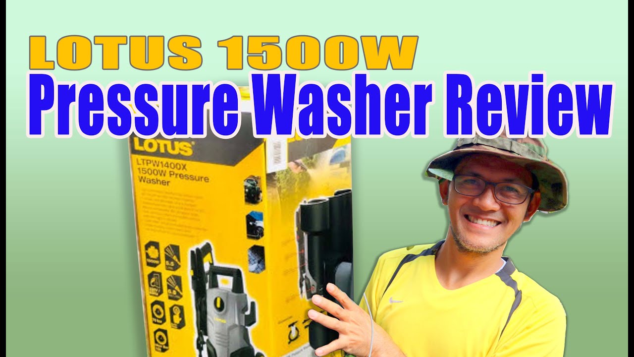 LOTUS 1500W Pressure Washer Review