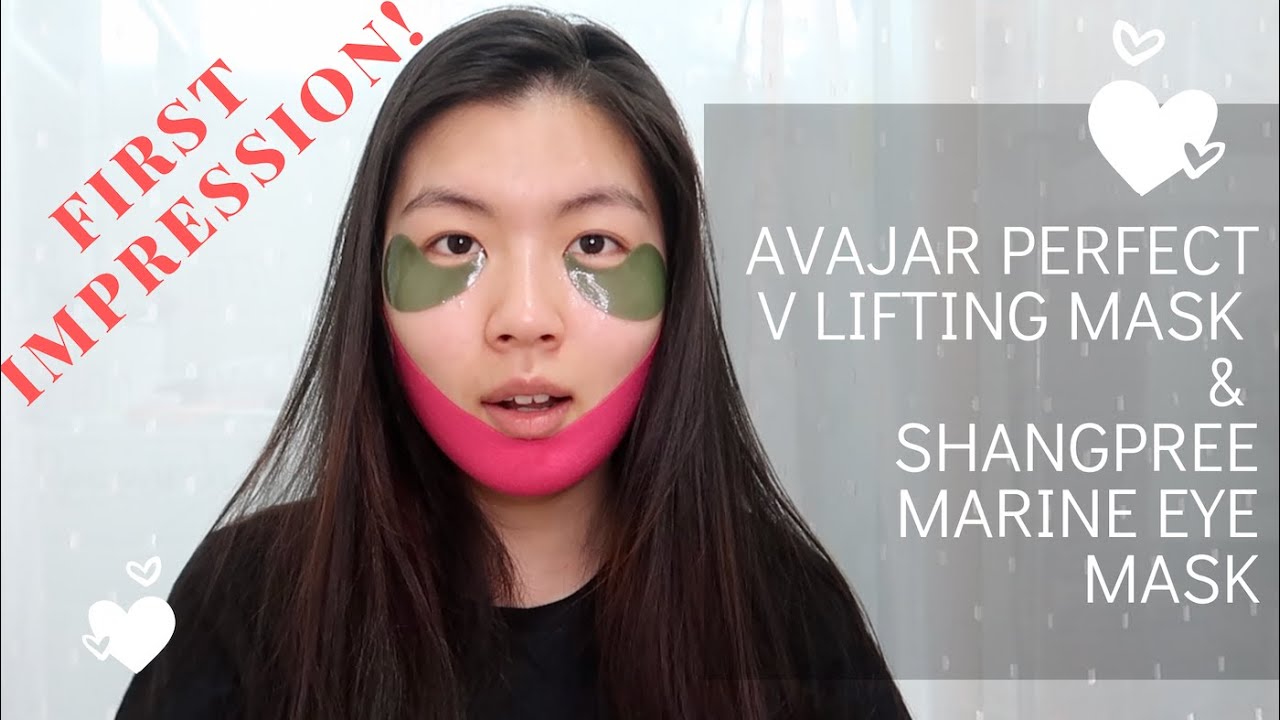 Avajar Perfect V Lifting Mask & Shangpree Marine Eye Mask | First Impression