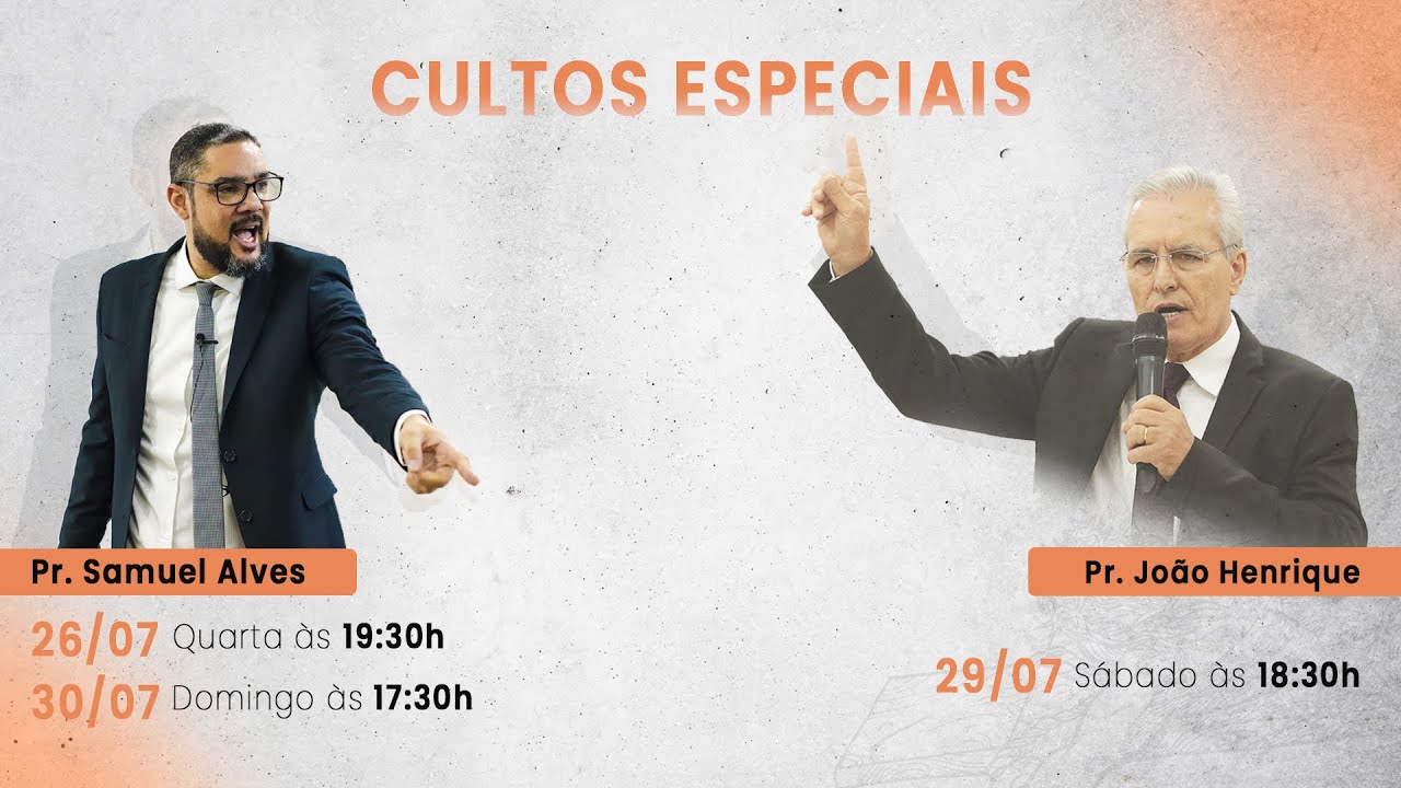 Deus Escolhe Sua Própria Pessoa, Por Sua Própria Presciência | Pr. João Henrique | 29/07/2023