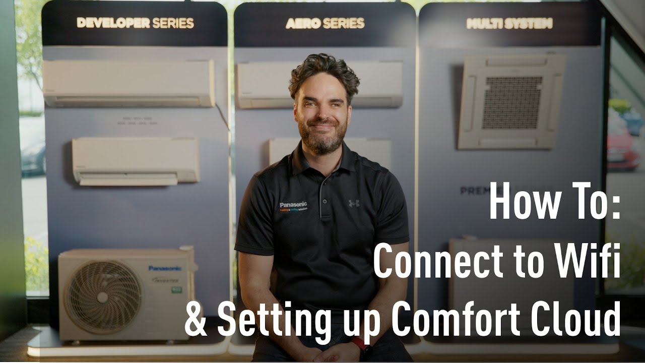 Panasonic Heating & Cooling | How to Connect to Wifi - Phone Method