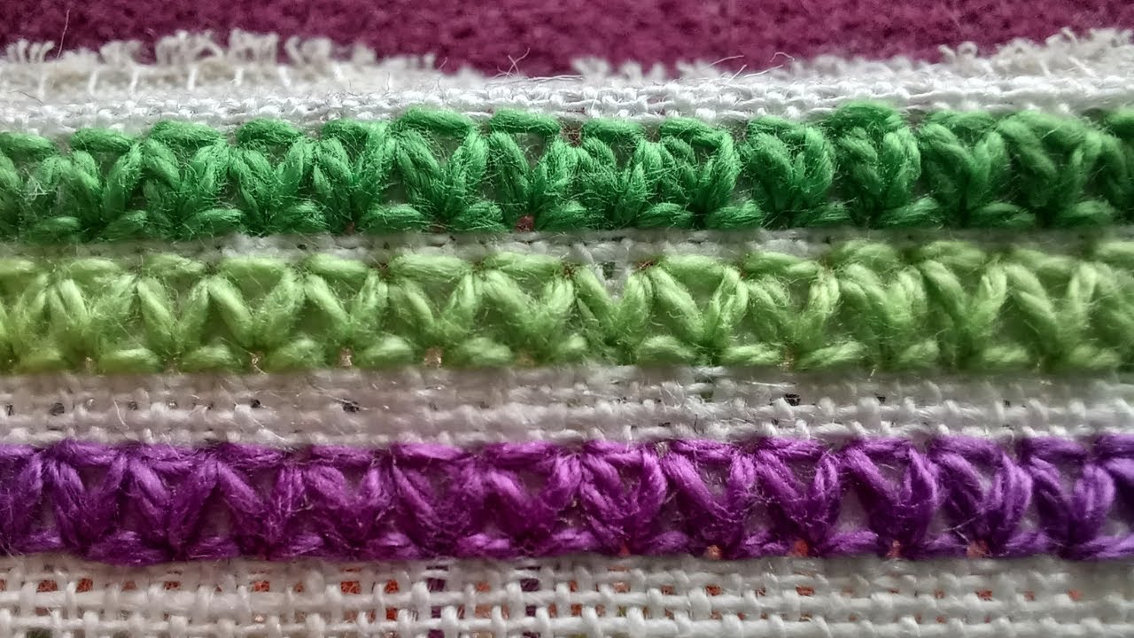 Three-sided stitch (reversible)