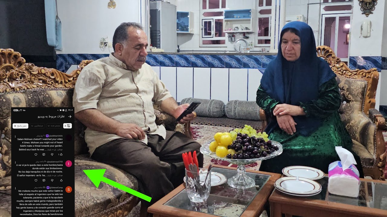 Deli's Conversations with Parvaneh: The Engineer's Final Decision for the Old Gardener