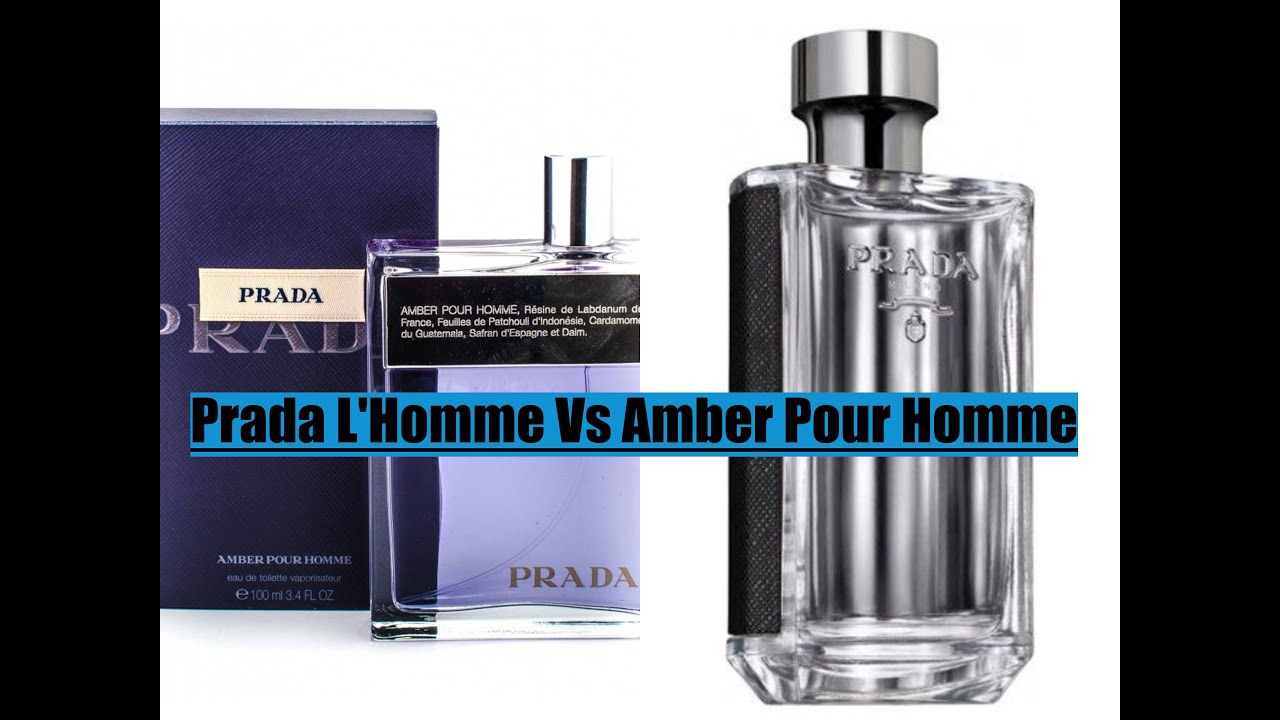 Prada L'Homme против Amber Pour Homme (сравнение)