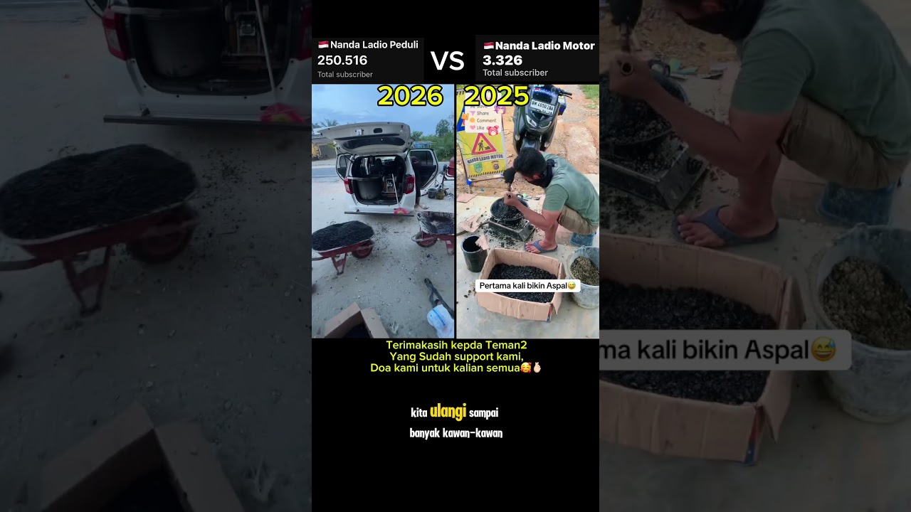 Tepat 1 tahun, sungguh jauh perbedaan😅