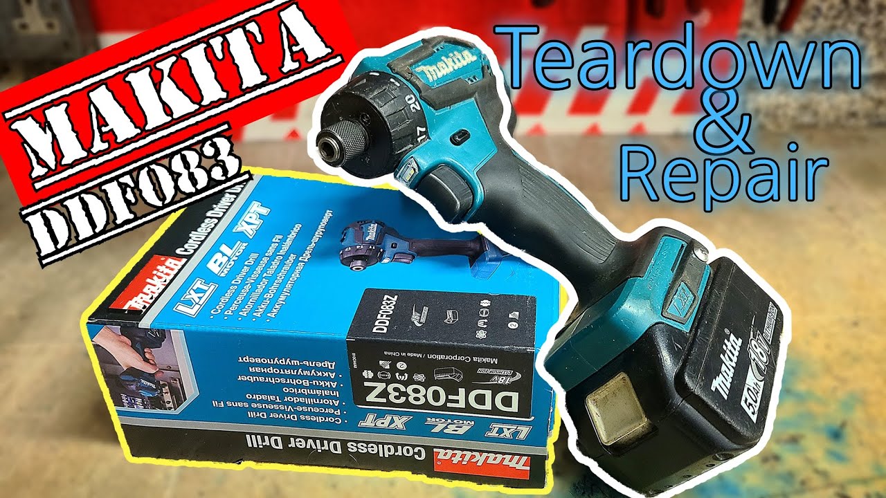 2 Vidoes in 1, Makita DDF083 Driver TEARDOWN and REPAIR.