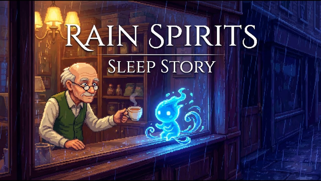 Fall Asleep to the Legend of the Rain Spirit | Cozy Bedtime Stories for Sleep & Pixel Art Ambience