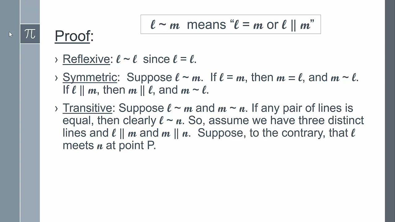 Module 4: Projective and Affine Planes