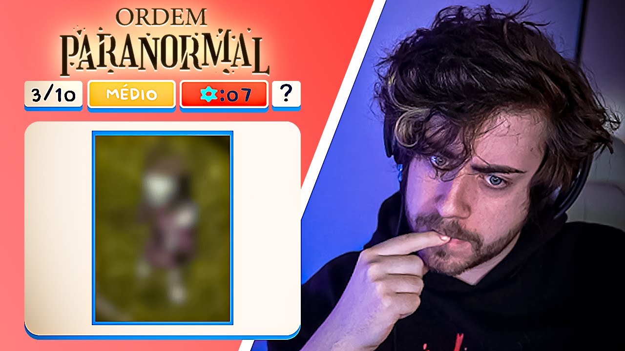 cellbit foi DESAFIADO a acertar os personagens de ORDEM PARANORMAL